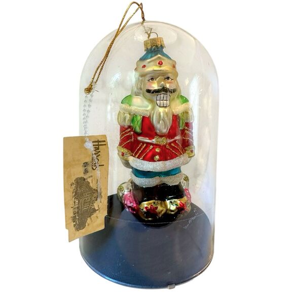 NEW Vintage HARRODS Limited Series Hand Crafted Nutcracker Glass Ornament 6" - Picture 11 of 11